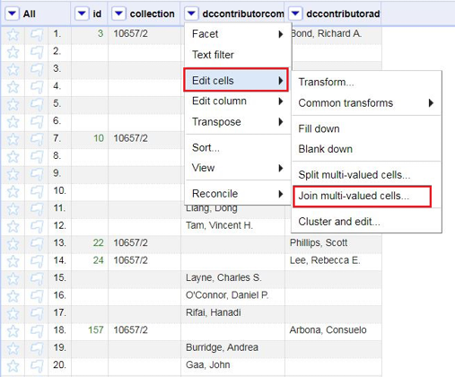 “Join multi-valued cells” command